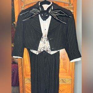 Custom made Jack Skellington 5 piece suit with suspenders